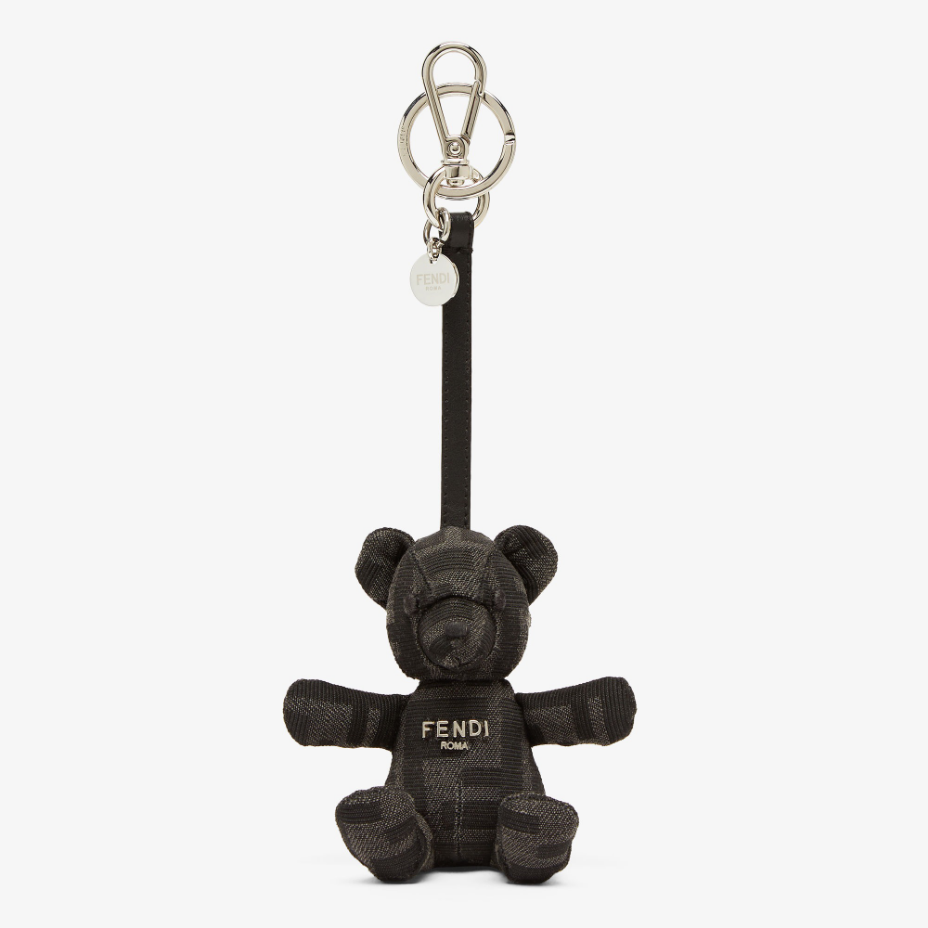 Brown FF Jacquard Key Ring