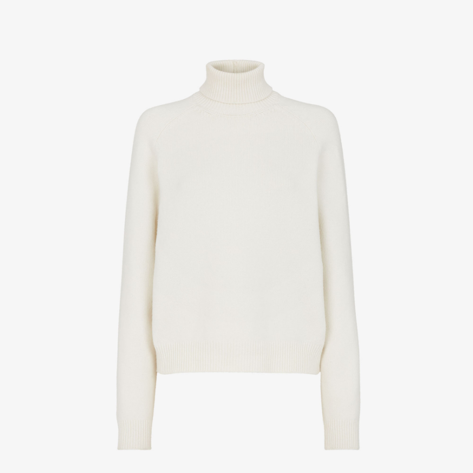 White Cashmere Pullover