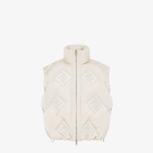 White FF Tech Fabric Gilet