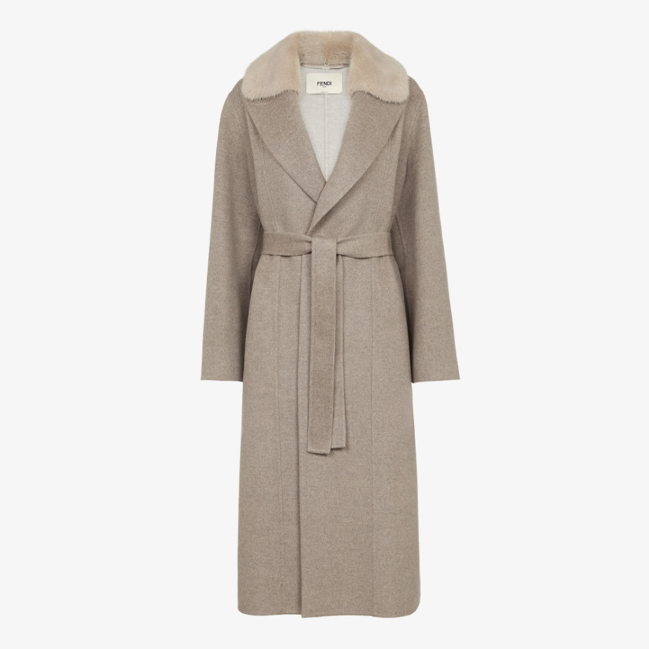 Dove Grey Cashmere Coat