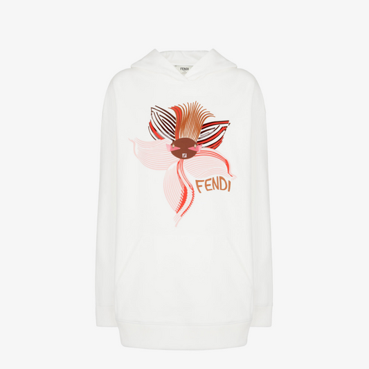 Lunar New Year White Jersey Sweatshirt