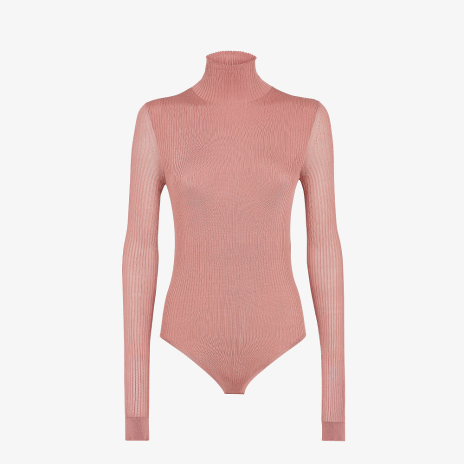 Light Pink Viscose Bodysuit