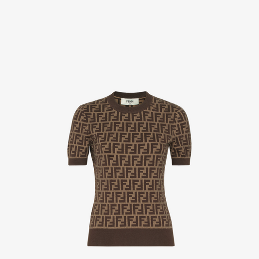 Brown FF Cotton Jumper