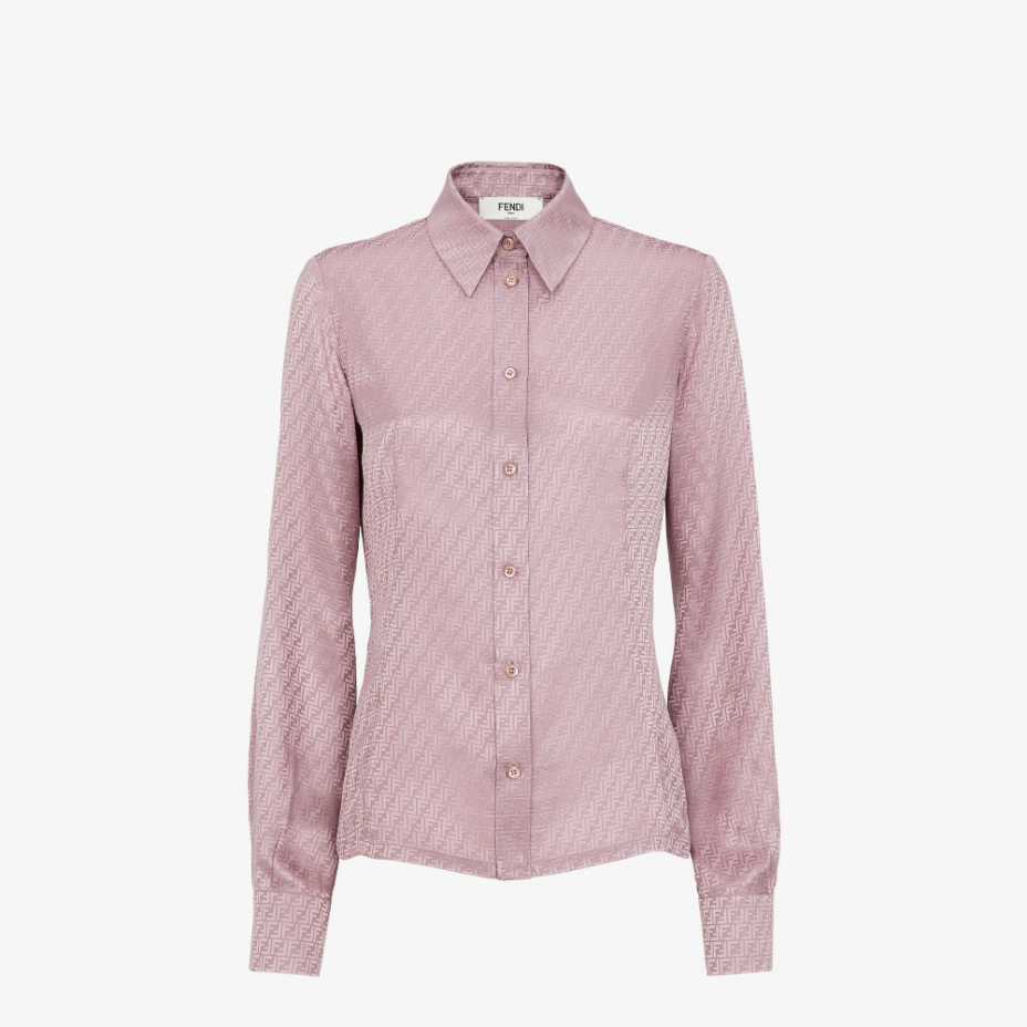 Mauve Pink FF Silk Shirt