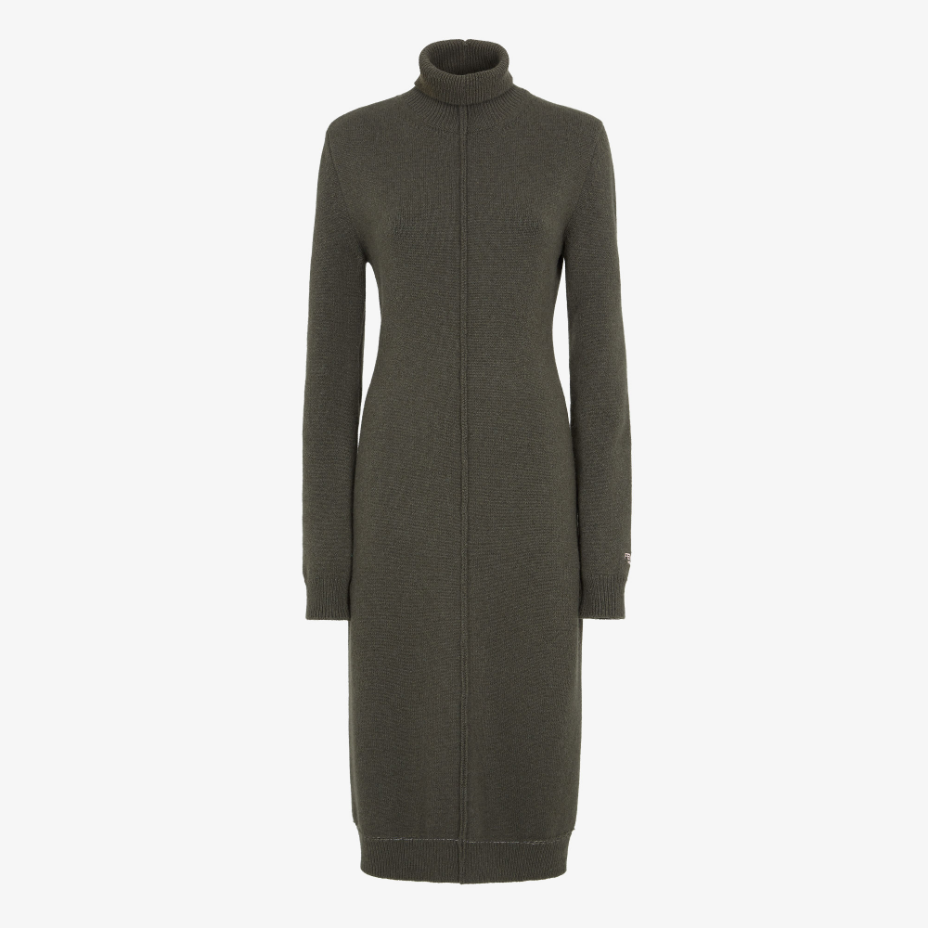 Dark Green Cashmere Dress