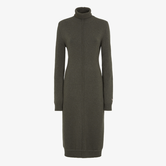 Dark Green Cashmere Dress