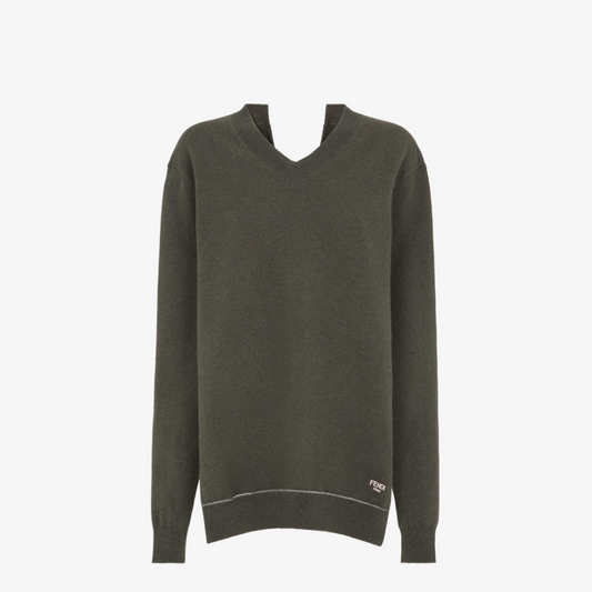 Dark Green Cashmere Pullover