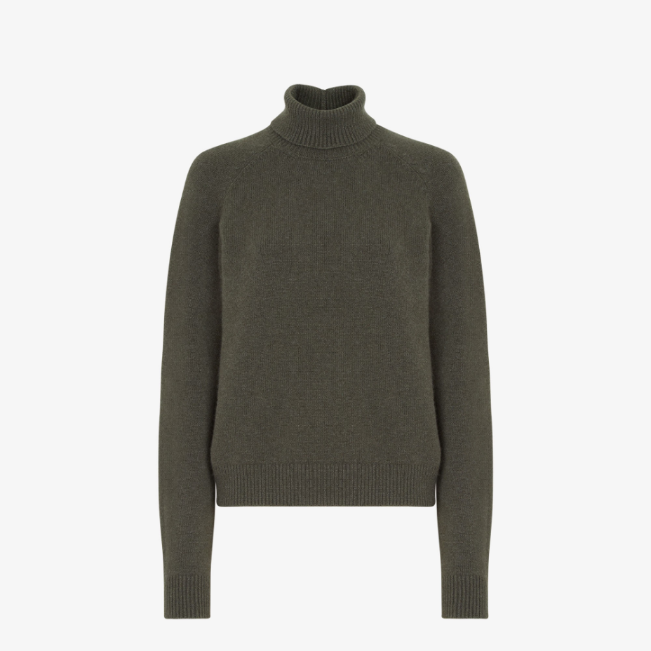 Green Cashmere Pullover