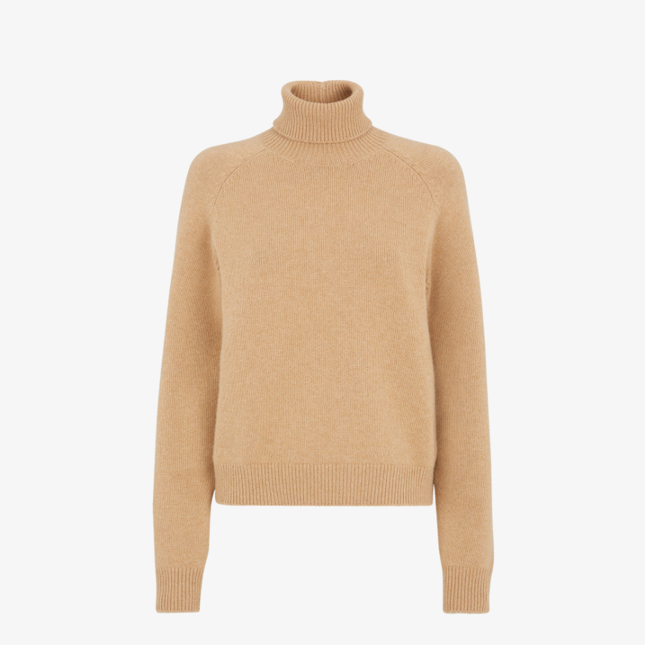 Light Brown Cashmere Pullover