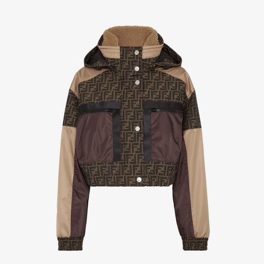 Brown FF Canvas Jacket