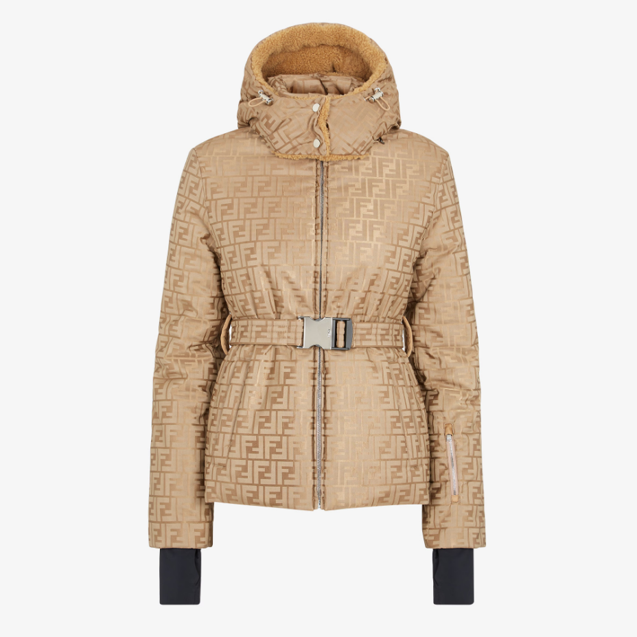 Beige FF Nylon Jacket