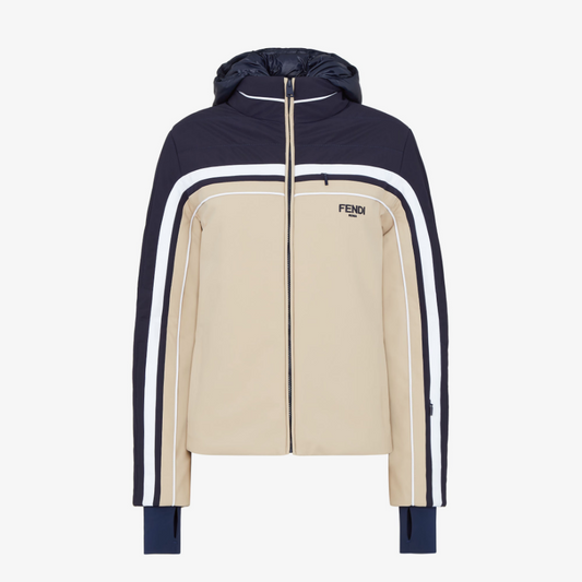 Beige Tech Fabric Jacket