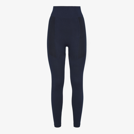 Blue Tech Fabric Leggings