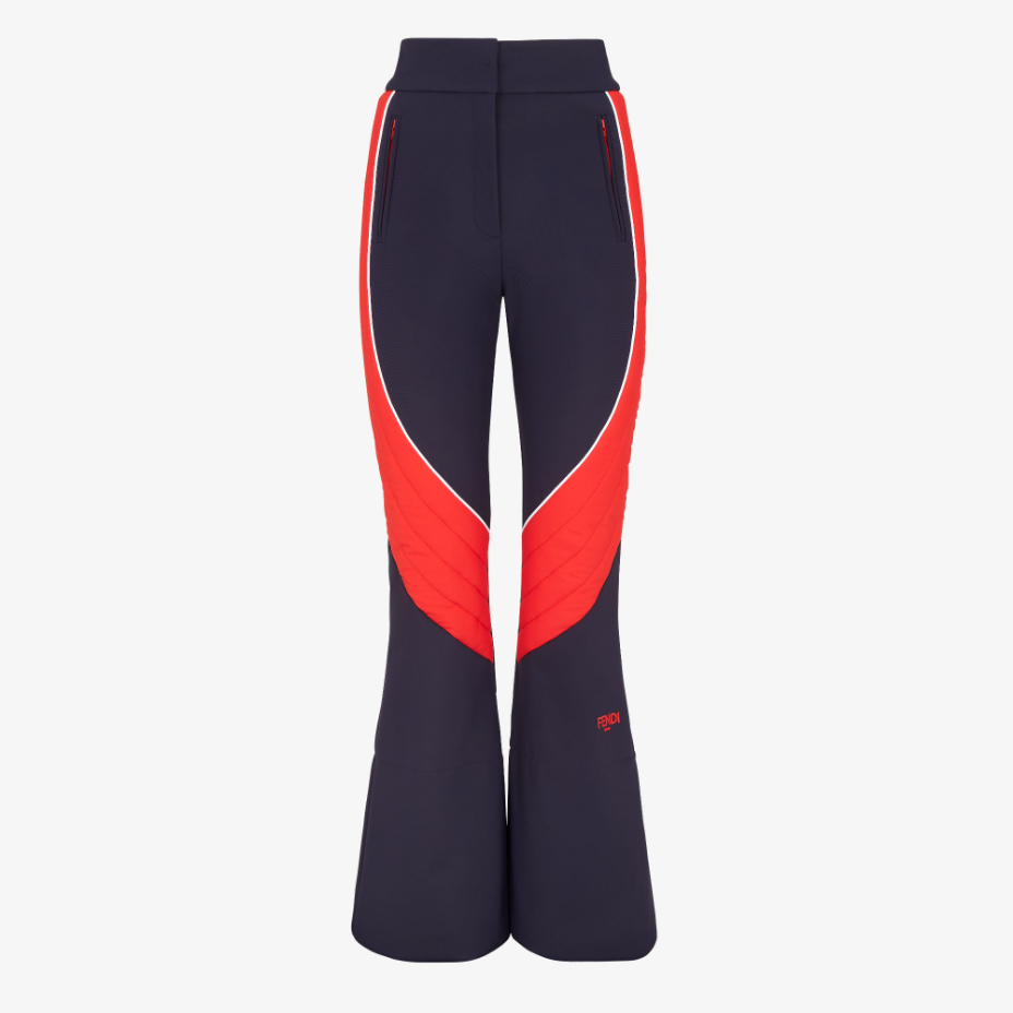 Blue Tech Fabric Trousers