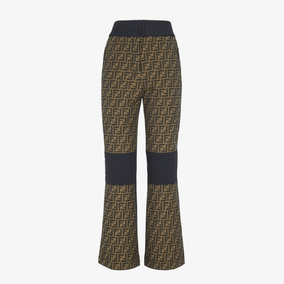 Brown FF Canvas Trousers