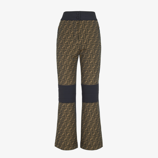 Brown FF Canvas Trousers