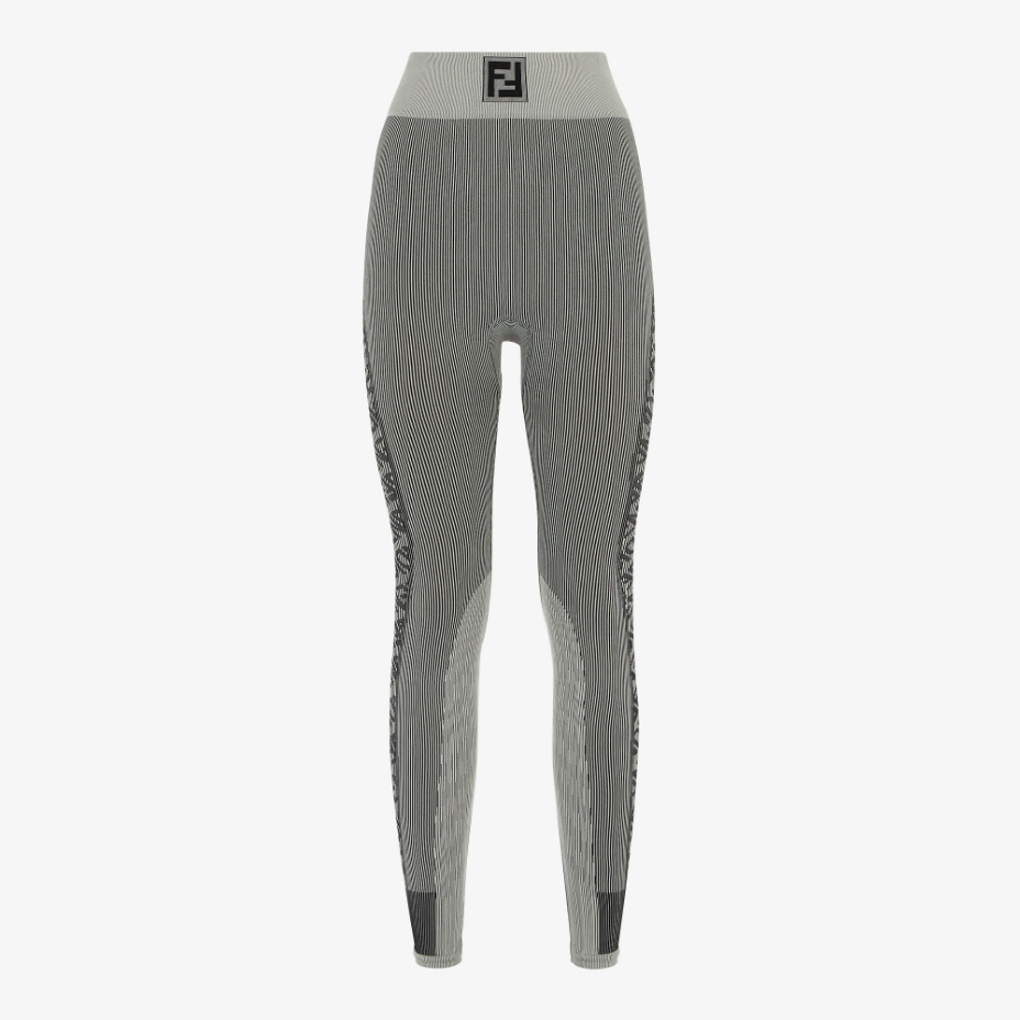 Grey Tech Fabric Leggings