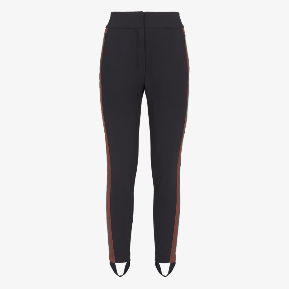 Black Tech Jersey Trousers