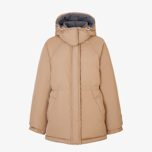 Beige Technical Fabric Jacket