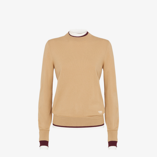 Beige Wool Jumper