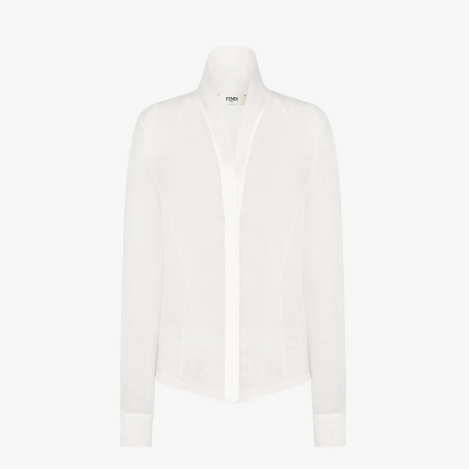 White Organza Shirt