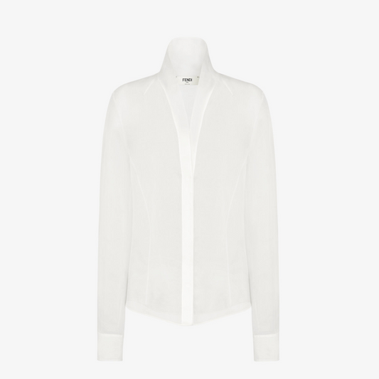 White Organza Shirt