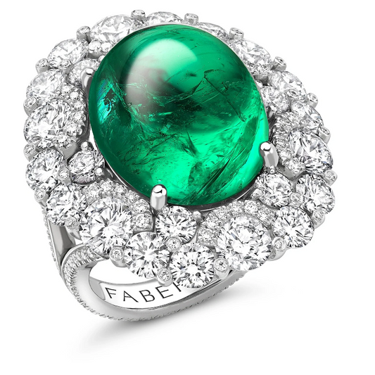 Emerald and Diamond Ring