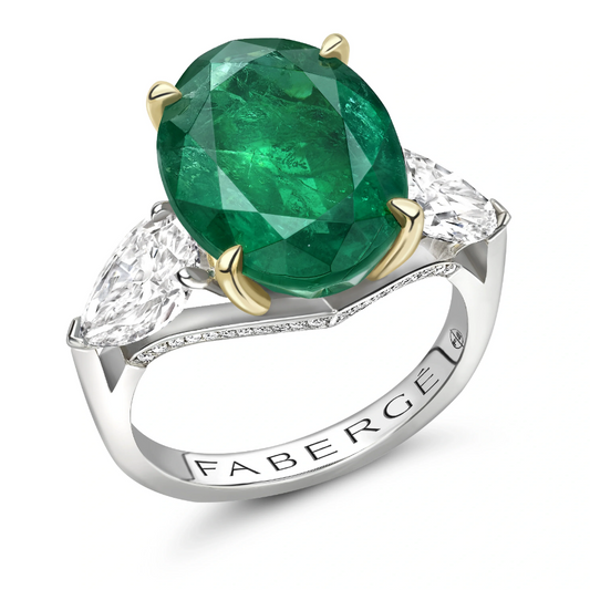 Emerald and Diamond Ring