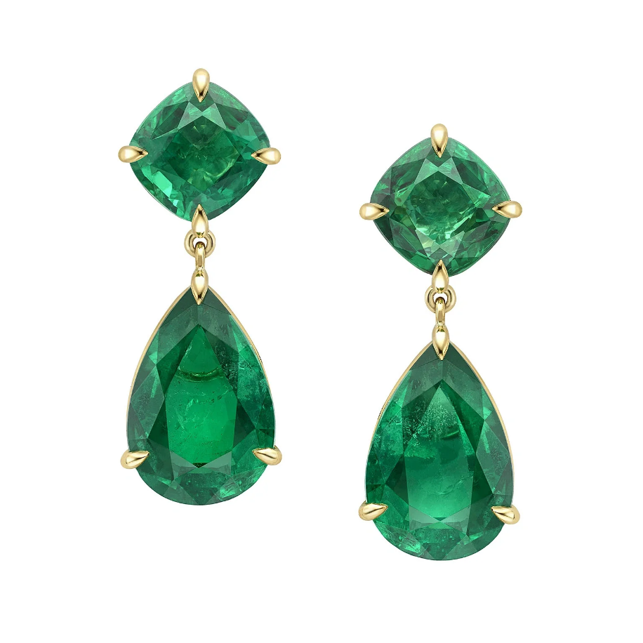 Emerald Drop Earrings