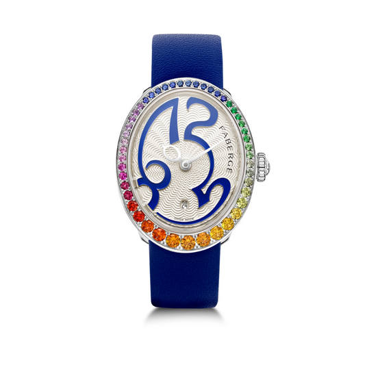 Eggsistence Rainbow Gemstone Watch