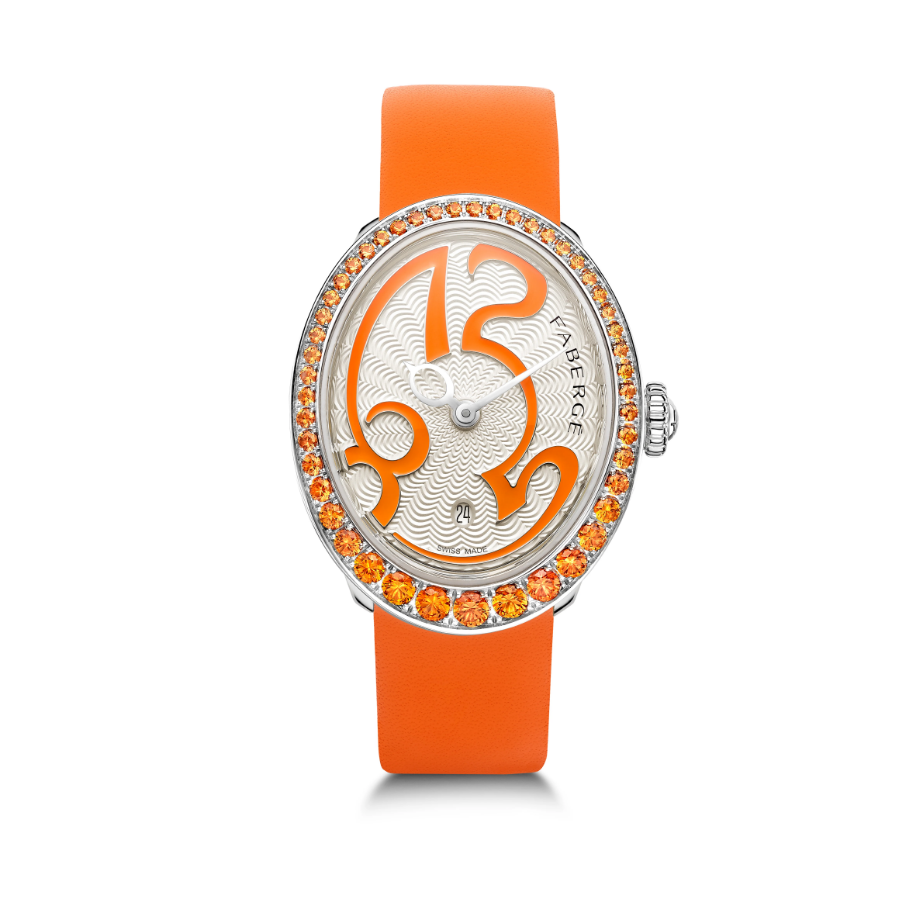 Eggsistence Orange Sapphire Watch