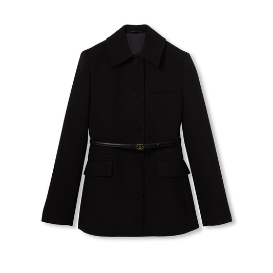 Gucci Wool Crêpe Jacket