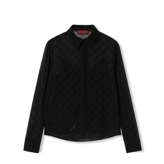 Gucci Light Silk Georgette Shirt