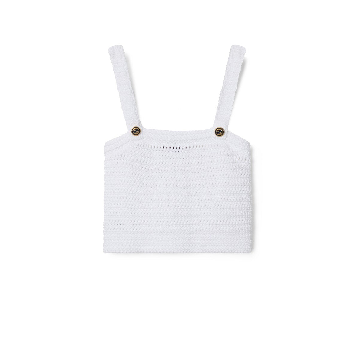 Gucci Crochet Knit Cotton Top
