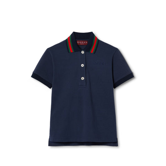 Gucci Cotton Stretch Piquet Polo Shirt