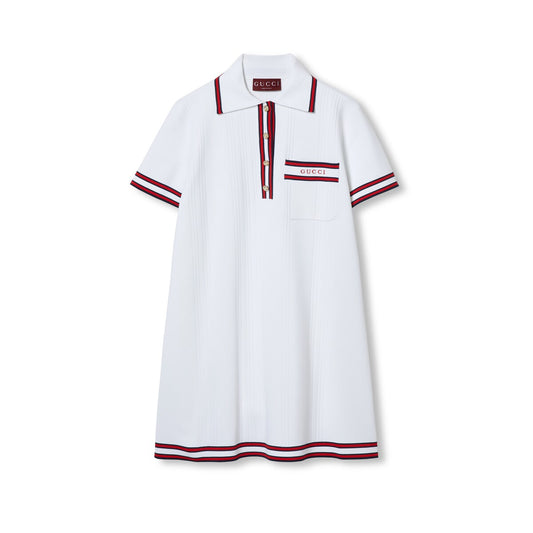Gucci Polo Dress With Web Trim
