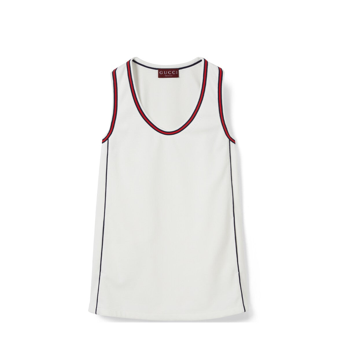 Gucci Technical Jersey Dress With Web