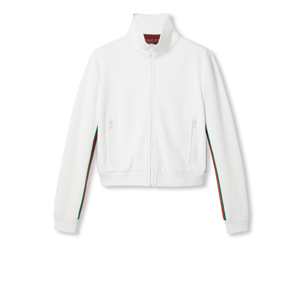 Gucci Jersey Drill Jacket With Web