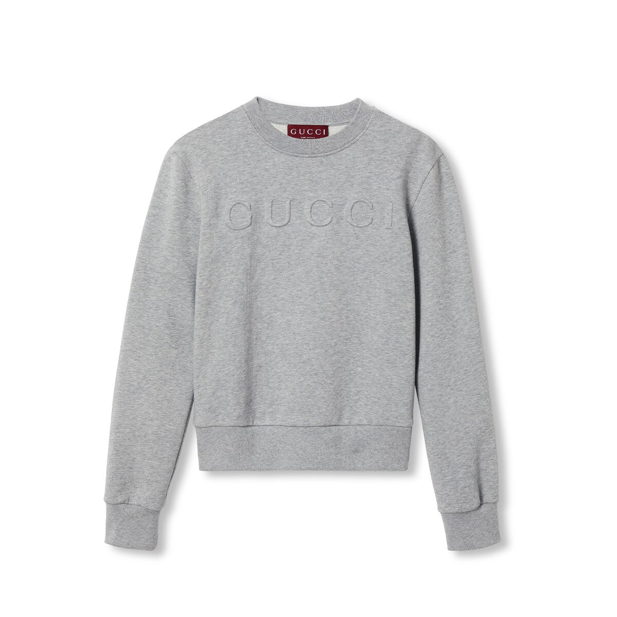 Gucci Cotton Jersey Embossed Sweatshirt