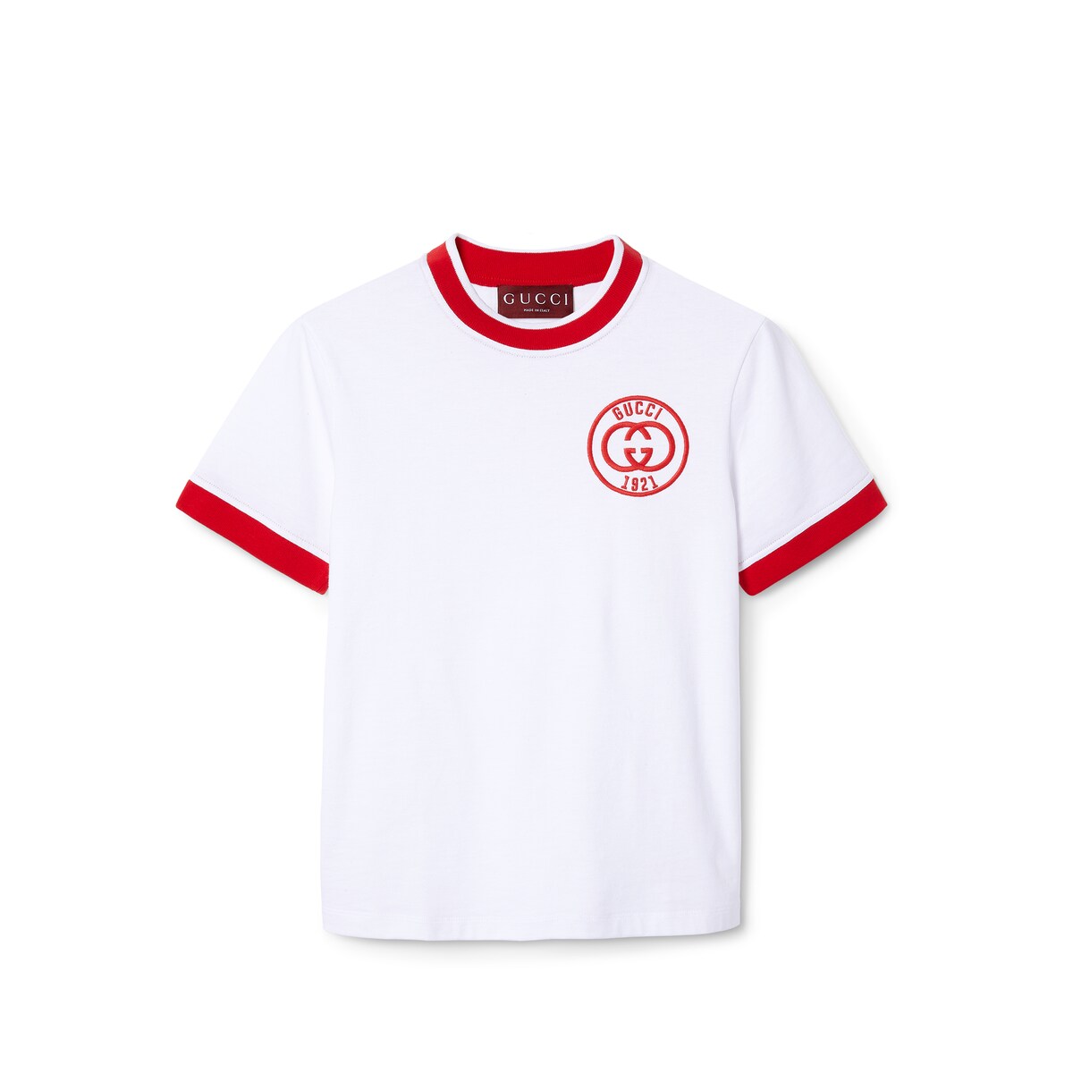 Gucci Cotton Jersey T-Shirt With Embroidery