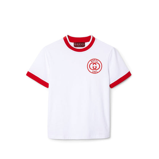 Gucci Cotton Jersey T-Shirt With Embroidery