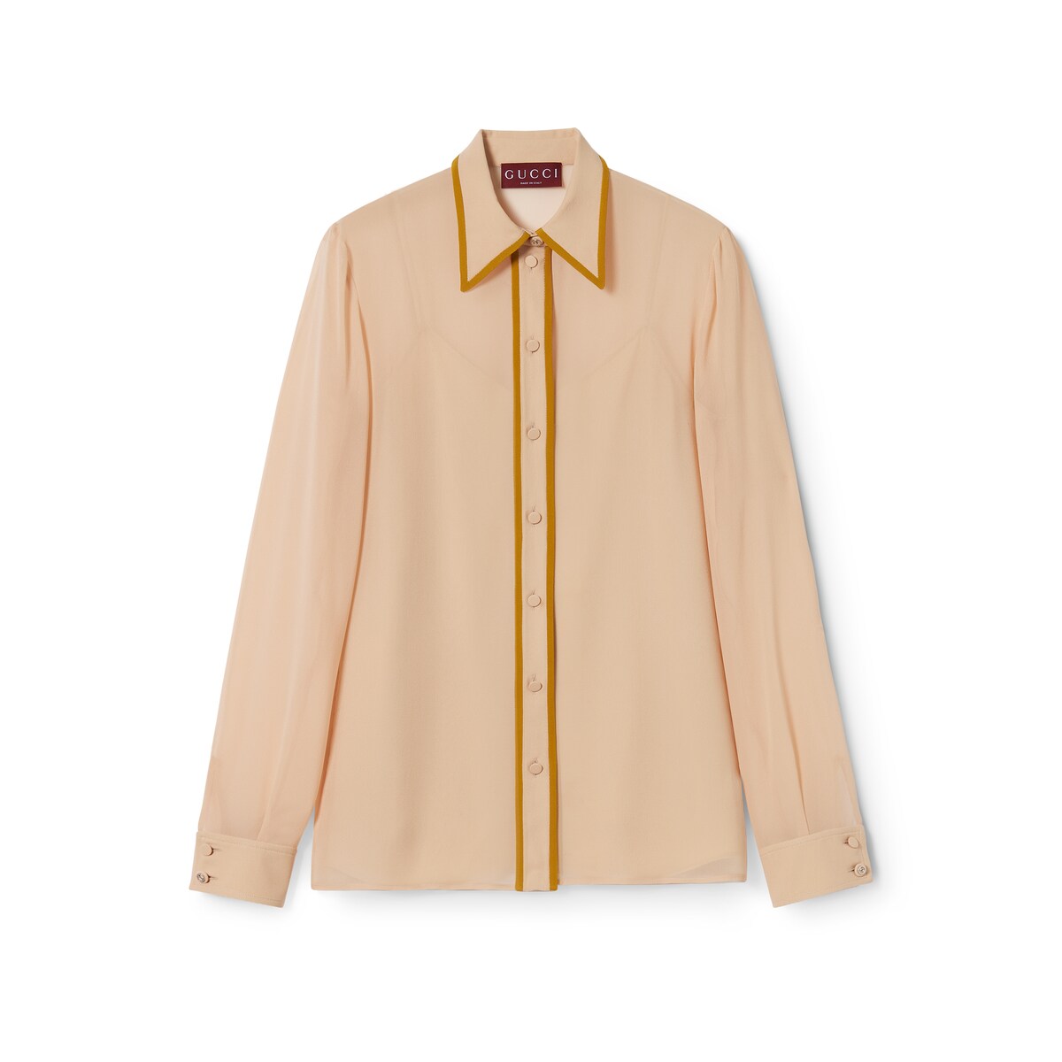 Gucci Light Silk Georgette Shirt