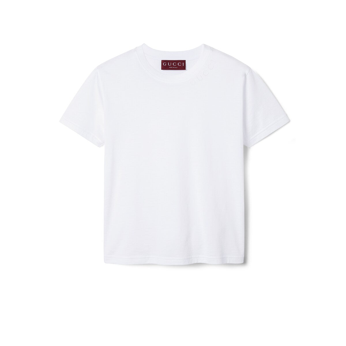 Gucci Embroidered Cotton Jersey T-Shirt
