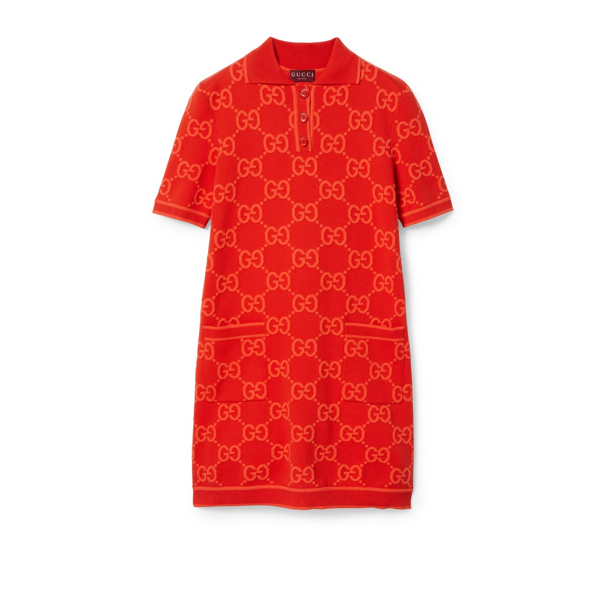 Gucci GG Cotton Polo Dress