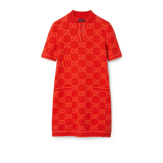 Gucci GG Cotton Polo Dress