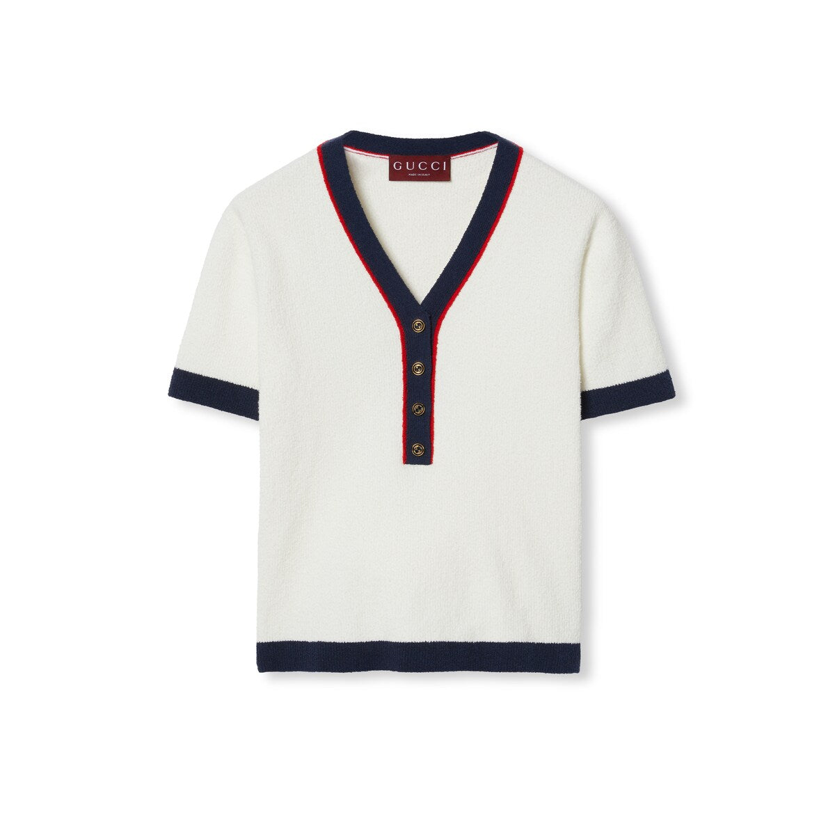 Gucci Stretch Rib Cotton Top