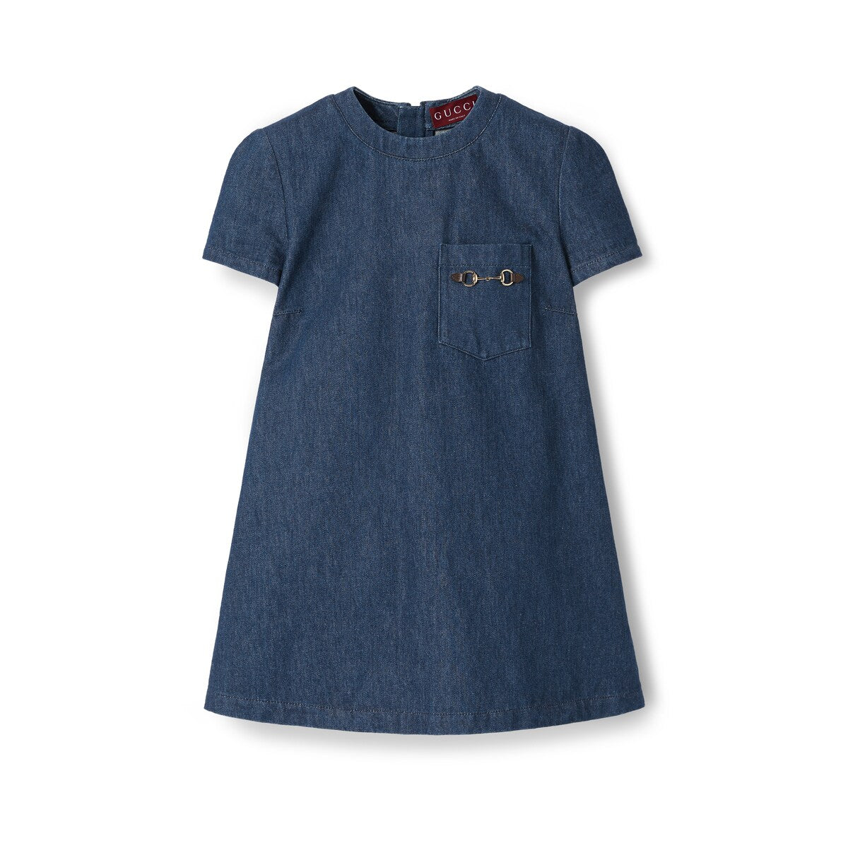 Gucci Denim Dress With Horsebit