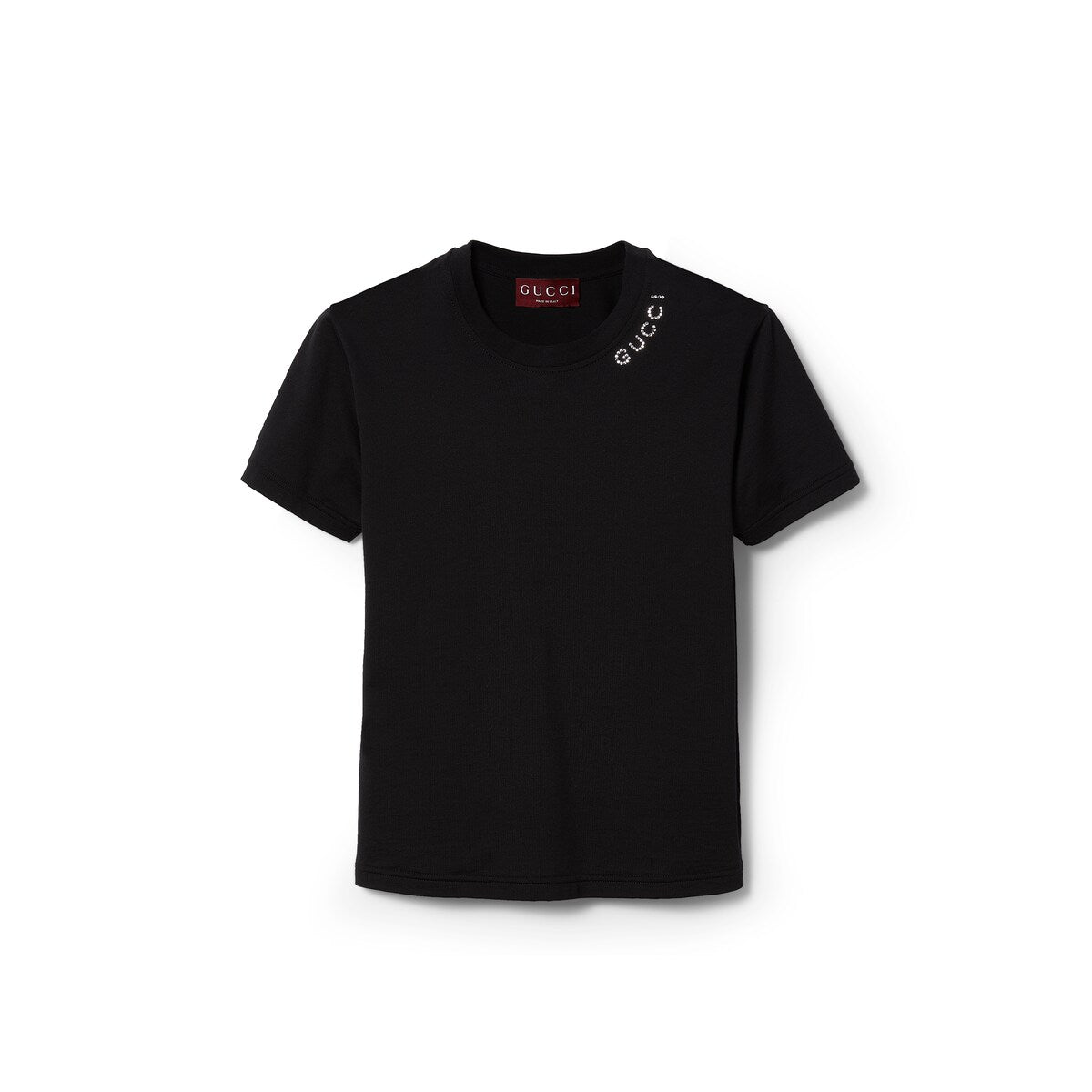 Gucci Cotton Jersey T-Shirt With Crystal