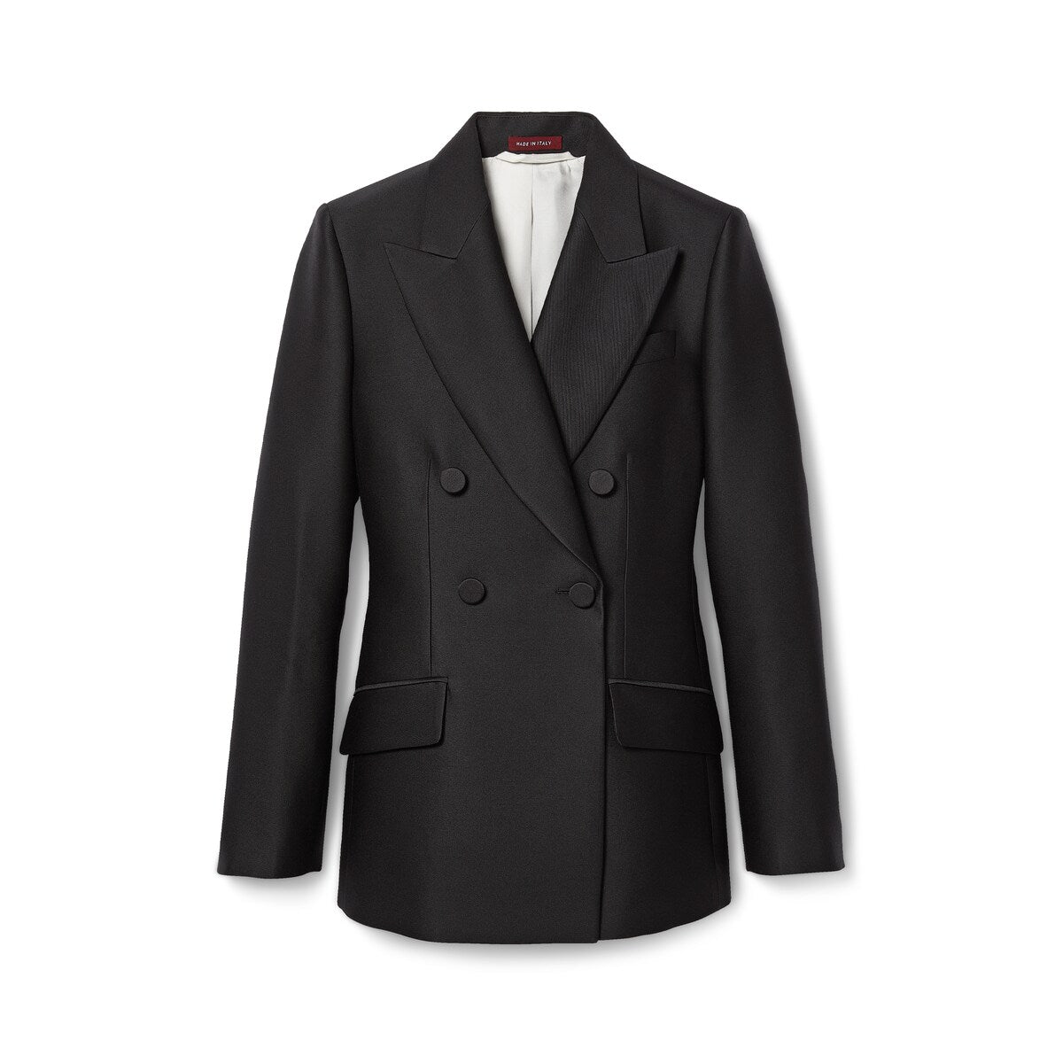 Gucci Double-breasted Wool Silk Jacket