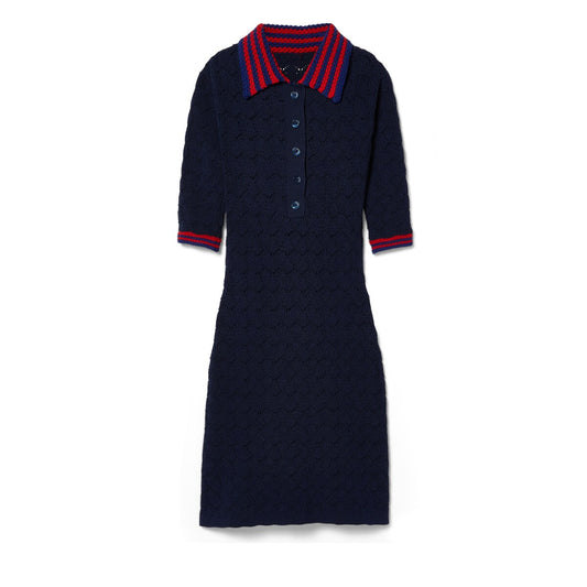 Gucci Cotton Lace Polo Dress